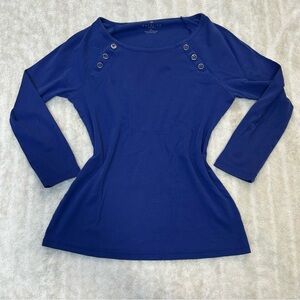 Elegant Blue Women's Top